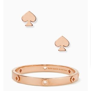 ❤KATE SPADE Signature Studs and Bangle Bundle❤